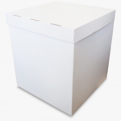 Коробка для торта белая 500х500х640 мм. в упаковке 10шт.